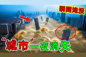 人类史上最大的海啸！一夜之间，整座城市消失在汪洋大海里视频封面