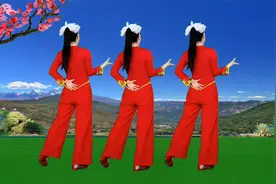 广场舞《情相依爱相随》零基础48步，优美大方，背面演示更好学