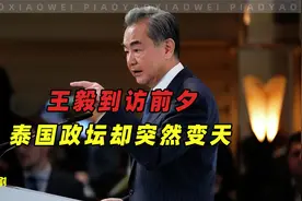 王毅到访前夕，中方军机已抵达泰国，泰国政坛却突然变天视频封面