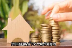 房贷利率下调后一个月能省多少钱视频封面