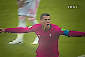 2018年6月15日晚C罗用任意球绝平了西班牙视频封面