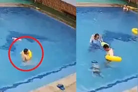 四川一男孩游泳池溺亡,从出现挣扎到被扶上岸,长达十分钟无人救援视频封面