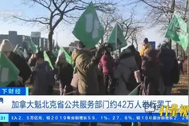 加拿大魁北克省公共服务部门约42万人举行罢工视频封面