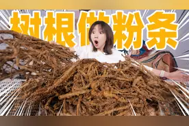 捣碎1000根老树根磨粉！做粉条！