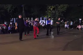 成都新华公园网红广场舞，大叔大妈跳舞还挺好看的视频封面