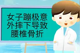女子蹦极意外摔下导致腰椎骨折