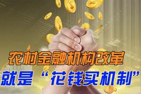 农村金融机构改革就是“花钱买机制”视频封面