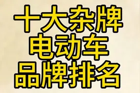 十大杂牌电动车品牌排名揭晓！视频封面