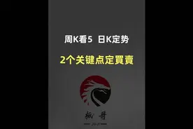 看长做短，通过周K线、日K线、15分钟K线综合操作。 #股民 #财经视频封面