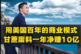 用美国百年的商业模式,甘蔗废料一年净赚10亿视频封面