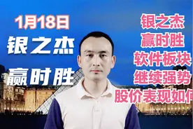 银之杰 赢时胜 软件板块继续强势 股价表现如何？视频封面
