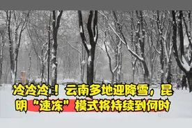 冷҈冷҈冷҈ ！云南多地迎降雪，昆明“速冻”模式将持续到何时视频封面