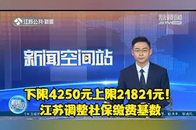 下限4250元上限21821元！江苏调整社保缴费基数视频封面