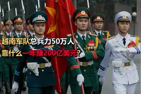 越南军队总兵力50万人，一年赚200亿美元，靠什么赚这么多？视频封面