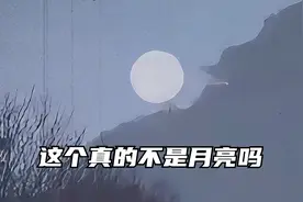男子拍到酷似月亮的巨大不明物体，难道对方真的不是月亮吗？视频封面