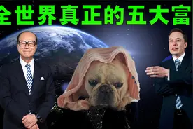 全世界真正最有钱的五大富豪排行榜，第一名财富是马斯克近4倍！视频封面