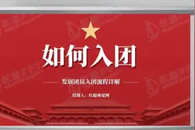 入团流程知识宣传ppt视频封面