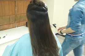 美女剪齐肩短发1