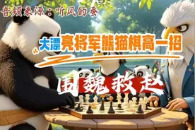 听风的蚕：大漂亮将军熊猫棋高一招，围魏救赵，策略对决！视频封面