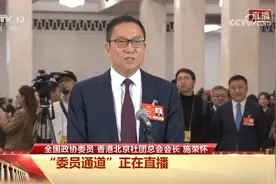 委员通道：香港无线电视TVB记者向施荣怀提问视频封面