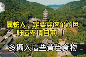 属蛇人一定要穿这个顔色，好运不请自来！！