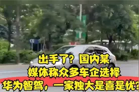 出手了？国内某媒体称众多车企选择华为智驾，一家独大是喜是忧？视频封面