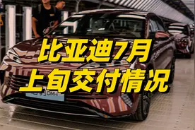 比亚迪7月上旬交付情况：元PLUS是最大赢家，宋家族受影响了吗视频封面