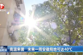 高温来袭 未来一周安徽局地可达40℃视频封面