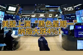 美股上演“黑色星期一”，纳指大跌4%，特斯拉暴跌！因为啥？视频封面