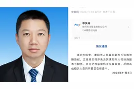 副市长被前妻举报与原同事暧昧 官方：涉嫌违纪，免去职务视频封面