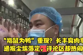“指鼠为鸭”重现？长丰臭肉事件通报尘埃落定，评论区却热闹了视频封面
