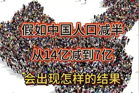 假如中国人口减半，从14亿减到7亿，会出现怎样的结果？视频封面