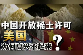 关税战以来首次，中国开放稀土许可！为什么美国高兴不起来？视频封面