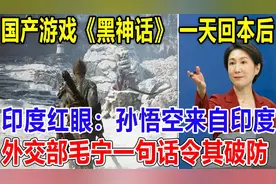 国产游戏《黑神话》一天回本后！印度红眼：孙悟空来自印度！