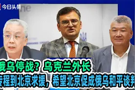 俄乌停战？乌克兰外长专程到北京求援，希望北京促成俄乌和平谈判视频封面
