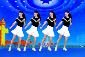 广场舞《中国人中国心》相亲相爱一家亲，祝大家：国庆节快乐视频封面