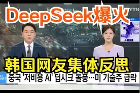 中国AI新势力DeepSeek的出现让一直嘴硬的韩国网友集体反思！视频封面