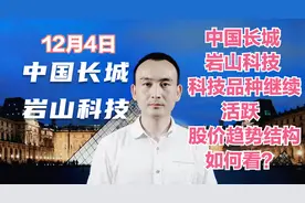 中国长城 岩山科技  科技品种继续活跃  股价趋势结构如何看？视频封面