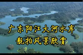 广东阳江大河水库航拍风景欣赏视频封面