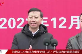 陕西省工业和信息化厅党组书记、厅长陈忠赴城固县调研视频封面