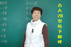 古人0-20岁年龄称呼别成你知道几个呢，垂髫之年，舞象，弱冠舞勺