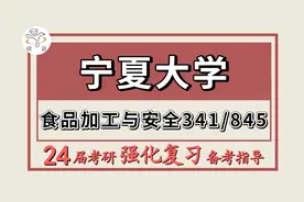 24宁夏大学考研食品加工与安全考研（宁大食加341农综三/845）视频封面