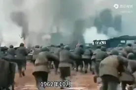 1962年中印边境发生冲突，中国军人英勇无畏，战胜了来犯之敌。