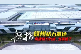 航拍江西赣州格力基地，占地3000亩，位于南康格力大道，太震撼了视频封面