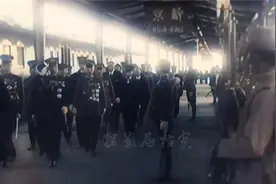 溥仪接待日本亲王访伪满录像，伪满总理张景惠带头喊口号视频封面