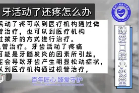 牙活动了还疼怎么办视频封面