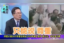 印度计划2035年建空间站2040年载人登月，蔡正元：吹牛变习惯视频封面