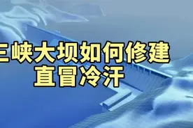 揭秘人类的天才设计，三峡大坝到底如何修建的？看得我直冒冷汗！视频封面