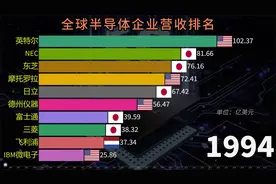 近三十年，全球芯片科技企业排行榜，只要想做就一定能办到视频封面