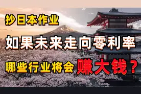 【深度】如果未来走向零利率，哪些行业将会赚大钱？视频封面